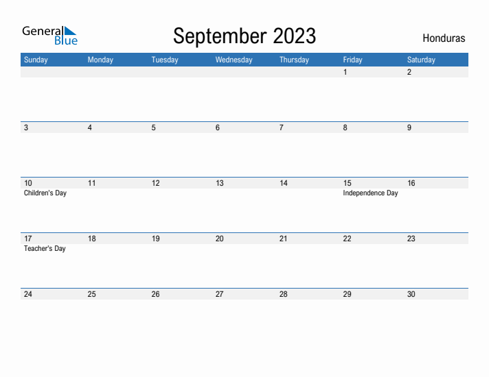 Fillable September 2023 Calendar