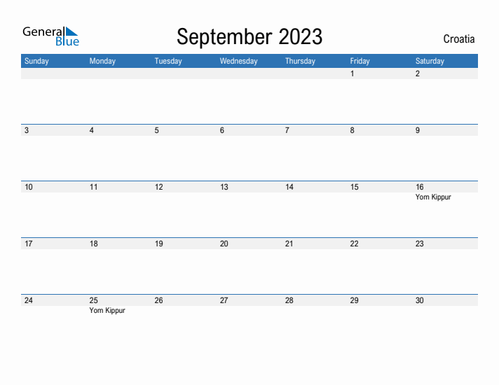 Fillable September 2023 Calendar