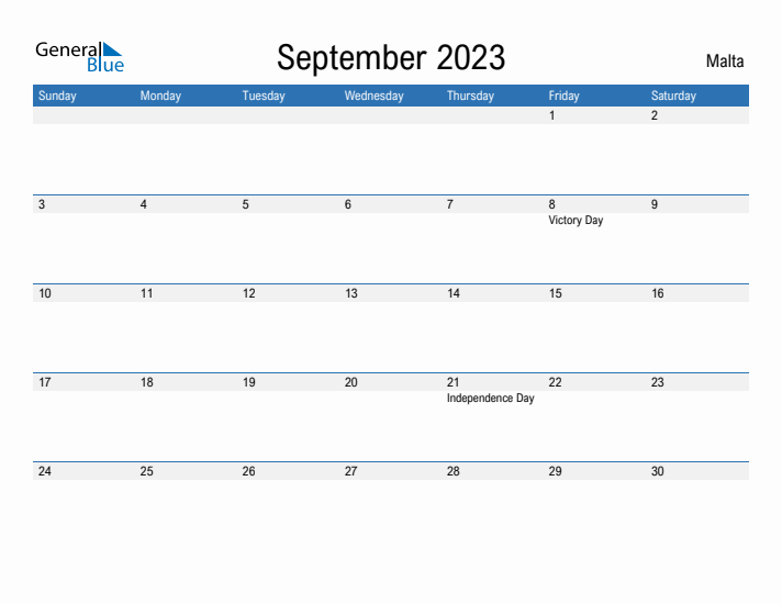 Fillable September 2023 Calendar