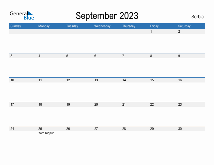 Fillable September 2023 Calendar