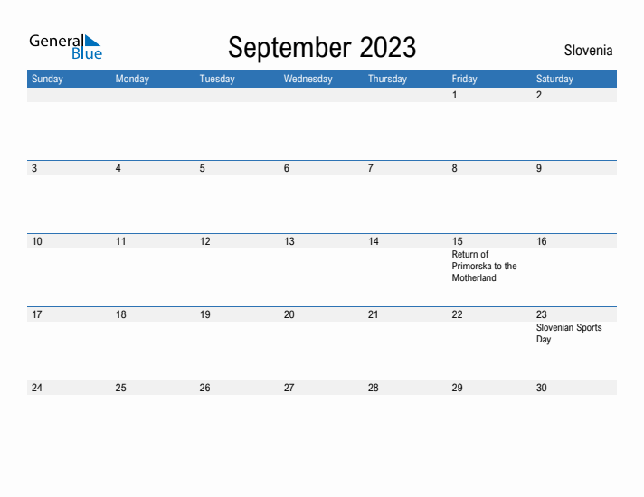 Fillable September 2023 Calendar