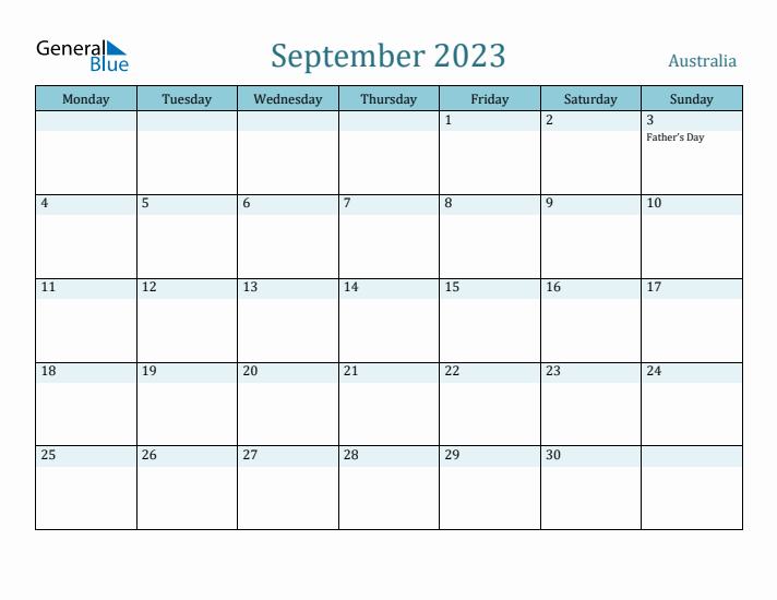 September 2023 Calendar with Holidays