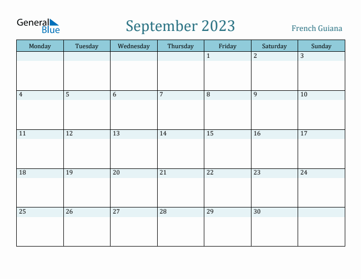 September 2023 Calendar with Holidays