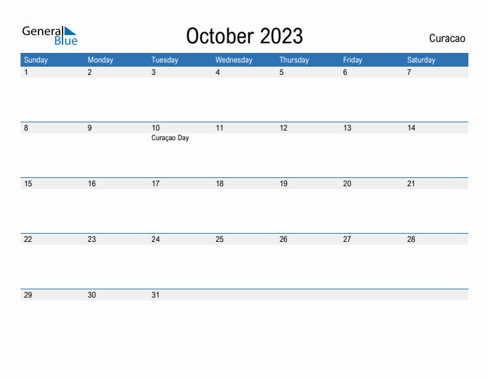 Fillable October 2023 Calendar