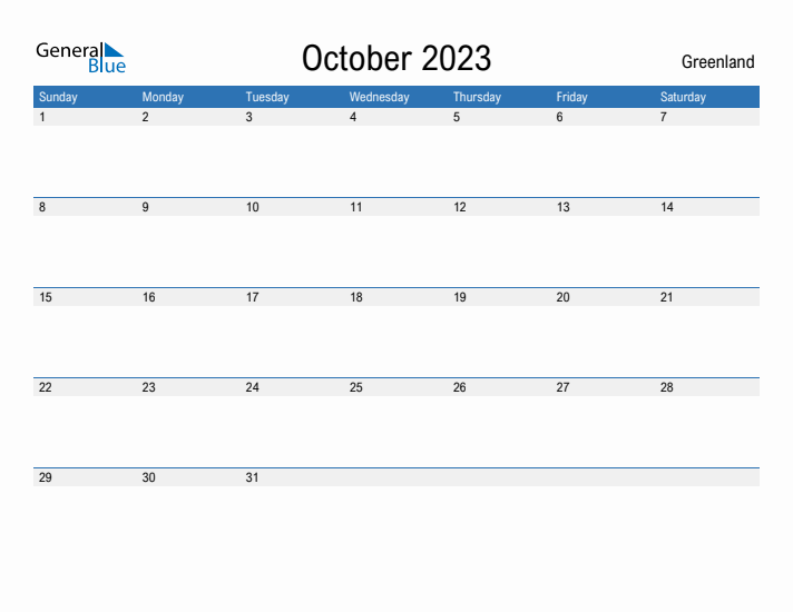 Fillable October 2023 Calendar