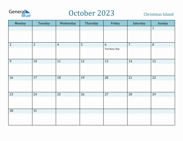 October 2023 Calendar with Holidays