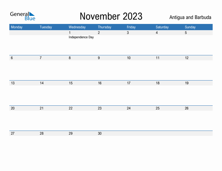 Fillable November 2023 Calendar