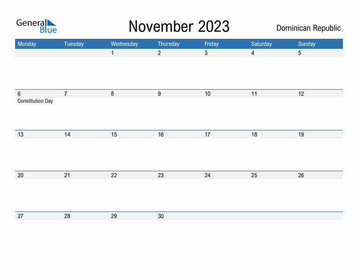 Fillable November 2023 Calendar