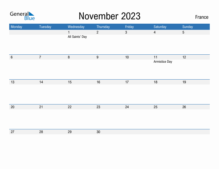 Fillable November 2023 Calendar