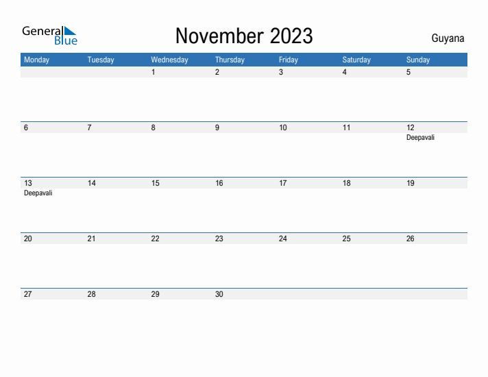 Fillable November 2023 Calendar