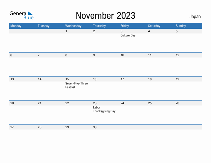 Fillable November 2023 Calendar