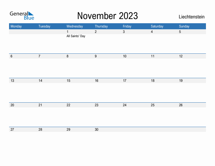 Fillable November 2023 Calendar