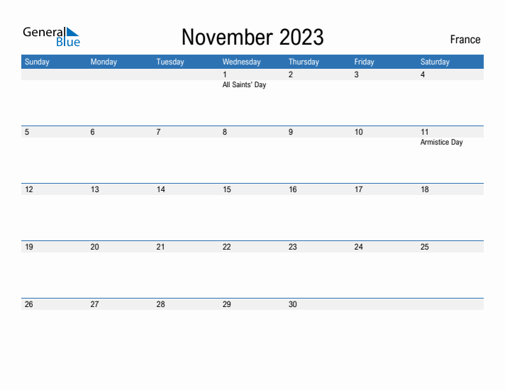 Fillable November 2023 Calendar