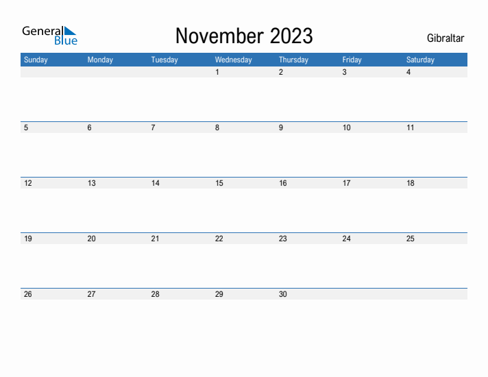 Fillable November 2023 Calendar