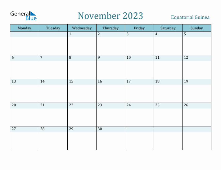 November 2023 Calendar with Holidays