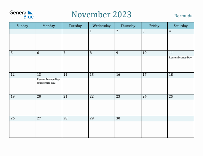 November 2023 Calendar with Holidays