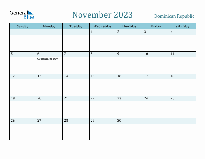 November 2023 Calendar with Holidays