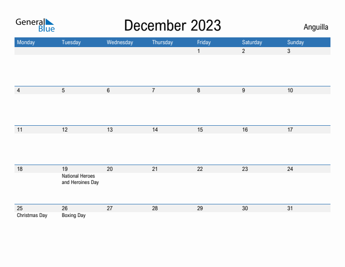 Fillable December 2023 Calendar