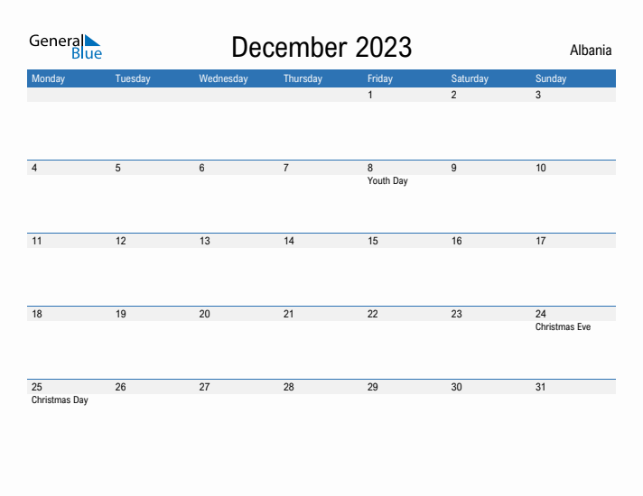 Fillable December 2023 Calendar