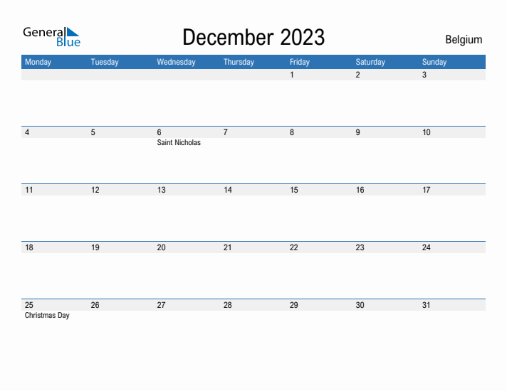 Fillable December 2023 Calendar