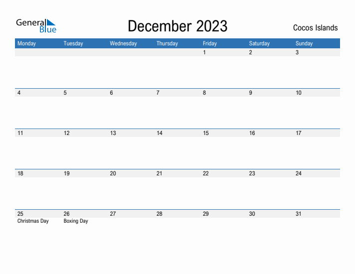 Fillable December 2023 Calendar