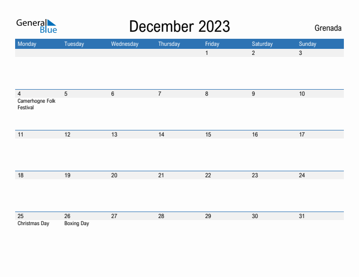 Fillable December 2023 Calendar