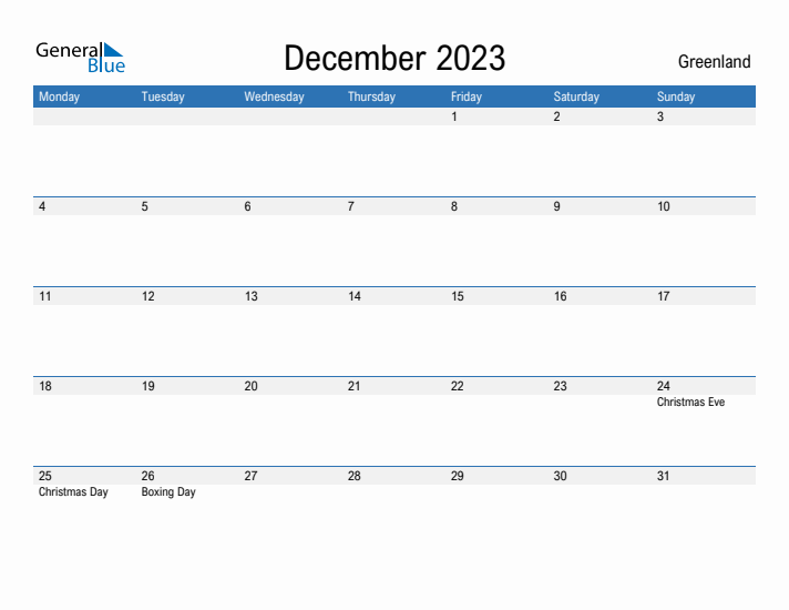 Fillable December 2023 Calendar