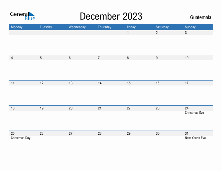 Fillable December 2023 Calendar