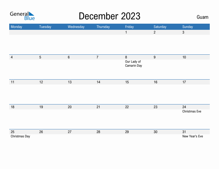 Fillable December 2023 Calendar