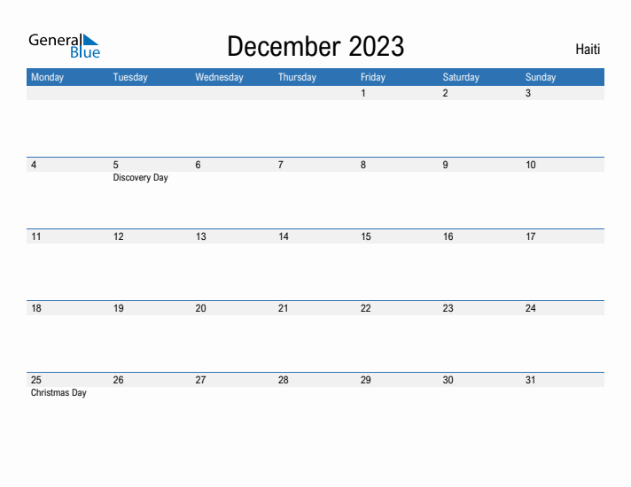 Fillable December 2023 Calendar