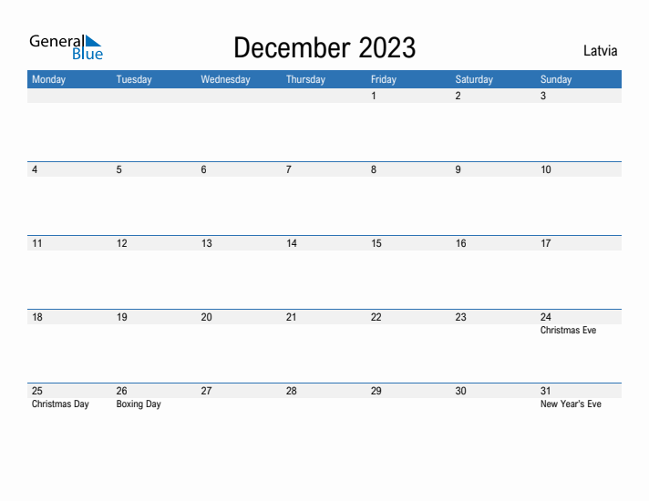 Fillable December 2023 Calendar