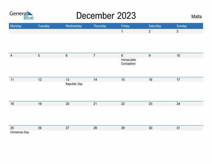 Fillable December 2023 Calendar