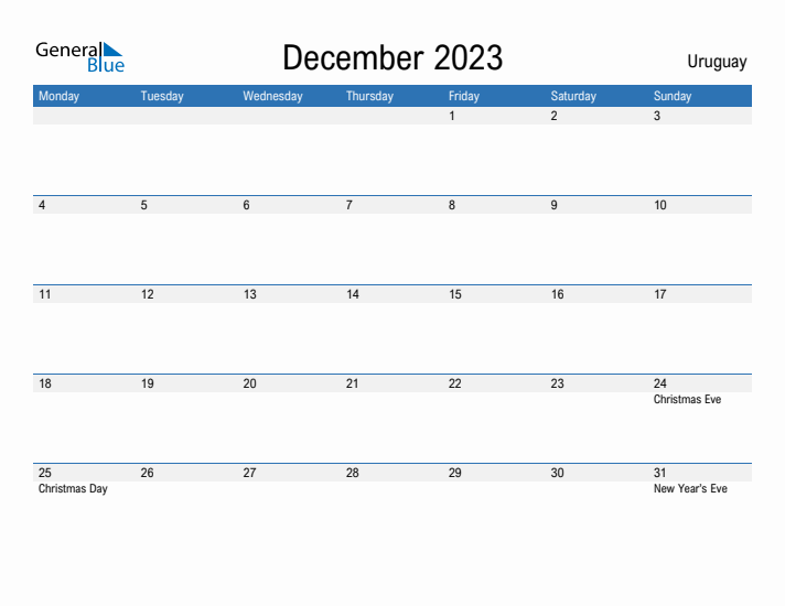 Fillable December 2023 Calendar