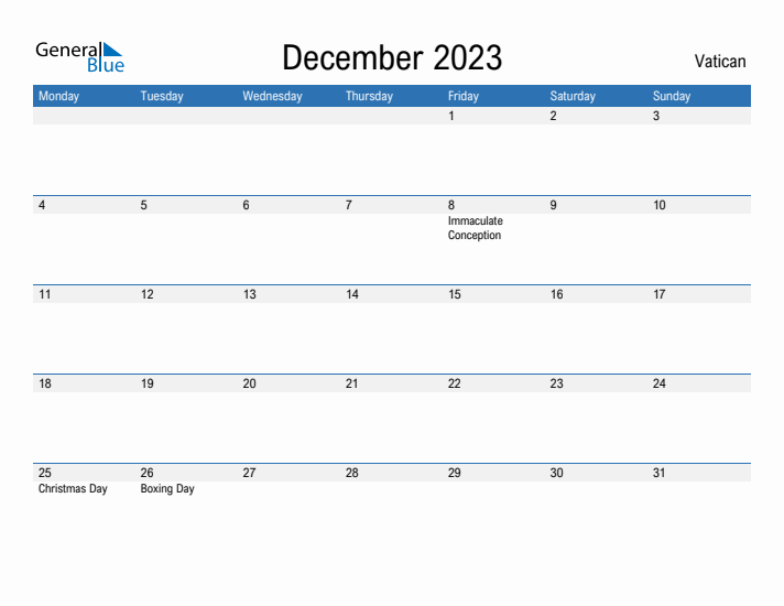 Fillable December 2023 Calendar