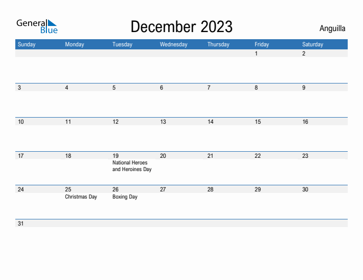 Fillable December 2023 Calendar