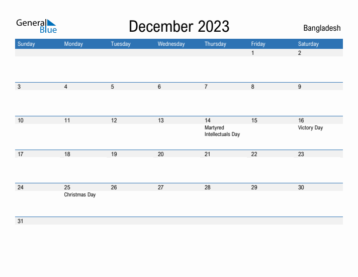 Fillable December 2023 Calendar