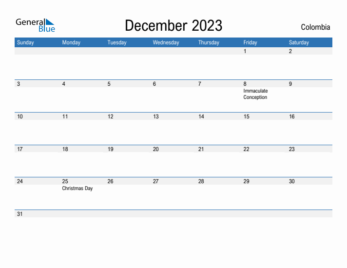 Fillable December 2023 Calendar