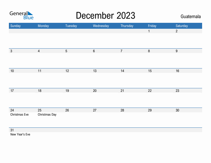 Fillable December 2023 Calendar