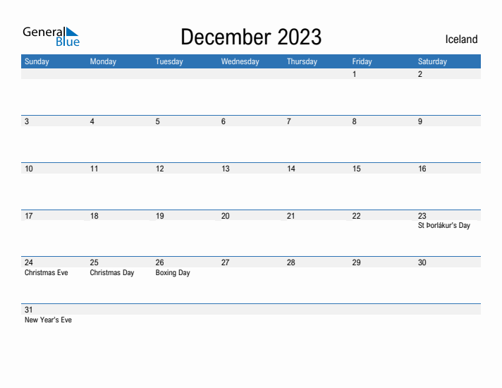 Fillable December 2023 Calendar