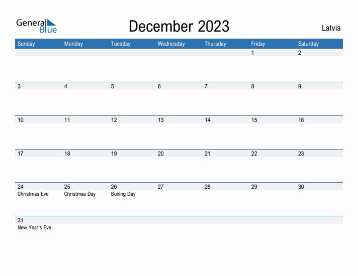 Fillable December 2023 Calendar