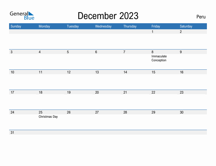 Fillable December 2023 Calendar