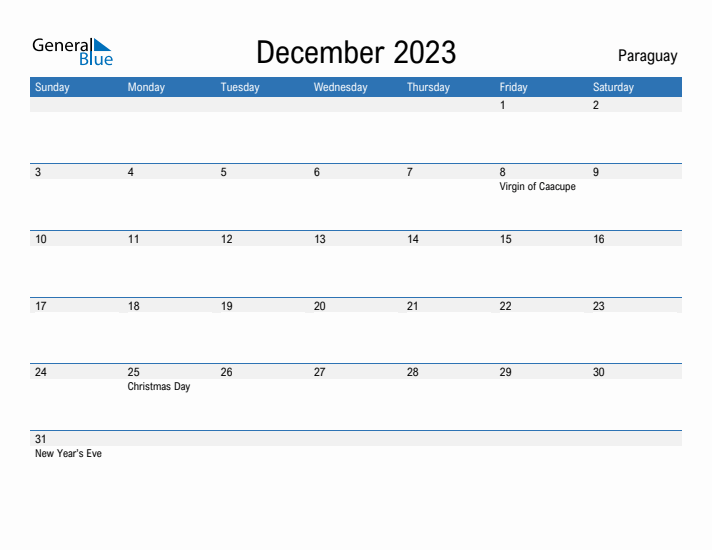 Fillable December 2023 Calendar