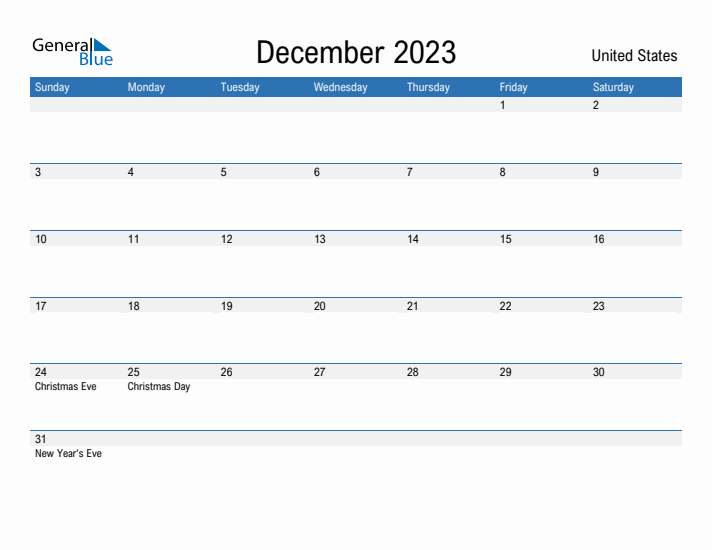 Fillable December 2023 Calendar