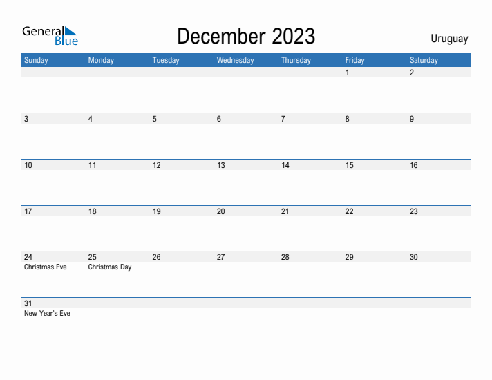 Fillable December 2023 Calendar