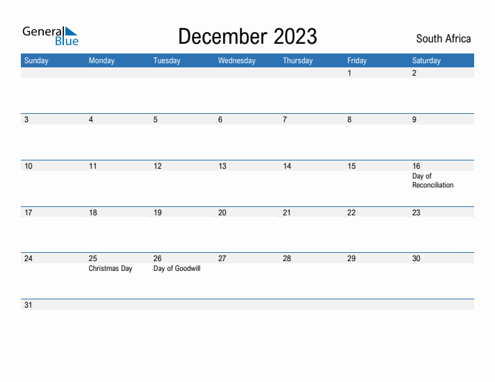 Fillable December 2023 Calendar