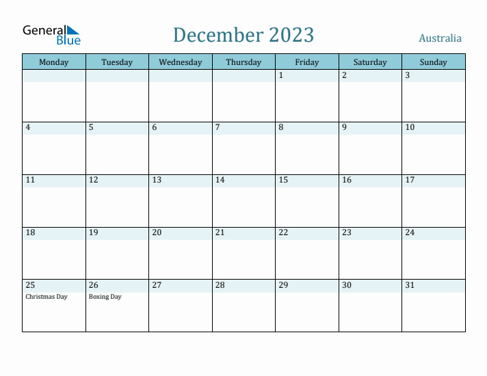 December 2023 Calendar with Holidays