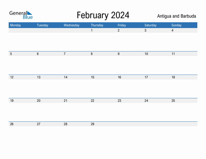 Fillable February 2024 Calendar