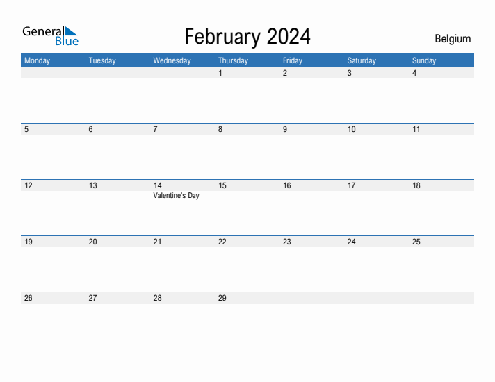 Fillable February 2024 Calendar