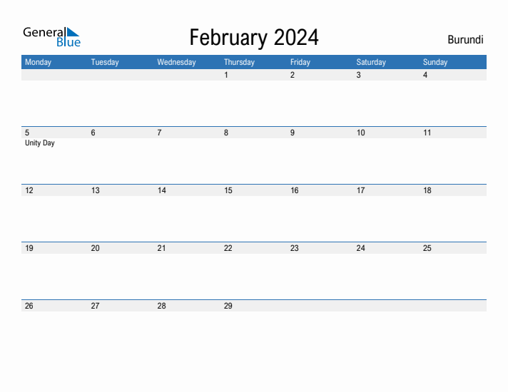 Fillable February 2024 Calendar