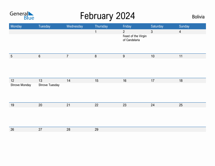 Fillable February 2024 Calendar